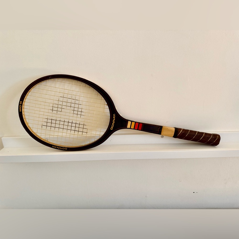 Vintage Donnay Bjorn Borg MID 18 Tennis Racket – Made in Belgium